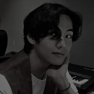 ➖ Kim taehyung dark by @dhndrgrey, стикер Telegram 1 из 11