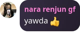 👍 nara lagi galau, стікер Telegram 9 з 20