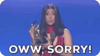 😔 Cardi B, Telegram sticker 17 of 46