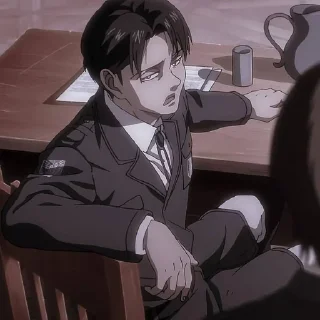 ☕ 𝐋𝐞𝐯𝐢 𝐀𝐜𝐤𝐞𝐫𝐦𝐚𝐧 || @animerandom07, стікер Telegram 18 з 30
