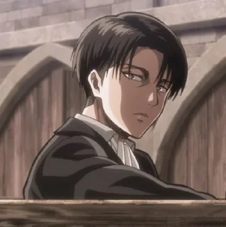 ⌛️ 𝐋𝐞𝐯𝐢 𝐀𝐜𝐤𝐞𝐫𝐦𝐚𝐧 @anime_tikel01, стікер Telegram 7 з 30