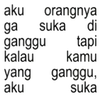 stiker gue nyet