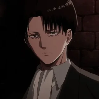 🤎 LeviAckerman by; @rexakatsuki_bot, Telegram sticker 10 of 65