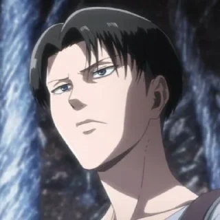 🖤 LeviAckerman by; @rexakatsuki_bot, стикер Telegram 5 из 75
