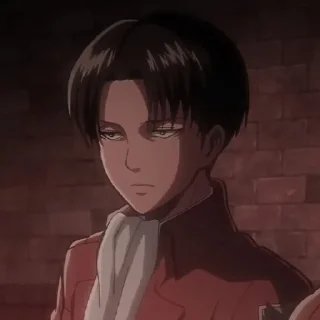 🤎 LeviAckerman by; @rexakatsuki_bot, Telegram sticker 14 of 65