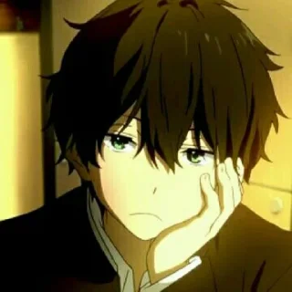 🎲 Oreki Houtarou @SEXXIESTANGEL, стікер Telegram 5 з 30