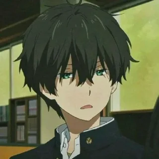 🎲 Oreki Houtarou @SEXXIESTANGEL, стікер Telegram 9 з 30