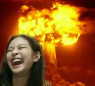 🐻 Jennie meme by @tikelguaaa, Telegram sticker 5 of 40