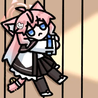 🐱 千羽雺喵喵 @zhaxia_cn, стікер Telegram 8 з 16