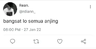 🖕 Yg pake stiker gw, gw pacarin @Asuu_tenannnn, стикер Telegram 13 из 120