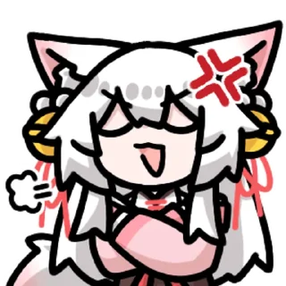 😤 狐汐初灸1 @zhaxia_cn, стикер Telegram 7 из 16