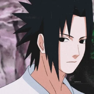 🖤 UchihaSasuke by; @rexakatsuki_bot, Telegram sticker 10 of 120