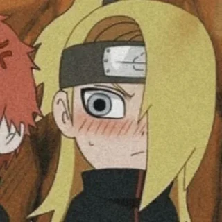 💛 DeidaraAkatsuki by; @rexakatsuki_bot, Telegram sticker 21 of 95