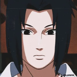 🖤 UchihaSasuke by; @rexakatsuki_bot, Telegram sticker 21 of 120