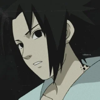 🖤 UchihaSasuke by; @rexakatsuki_bot, Telegram sticker 16 of 120