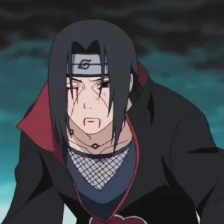 🖤 UchihaItachi by; @rexakatsuki_bot, Telegram sticker 11 of 70