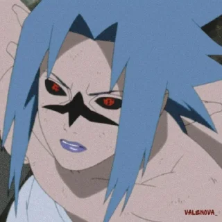 🖤 UchihaSasuke by; @rexakatsuki_bot, Telegram sticker 23 of 120