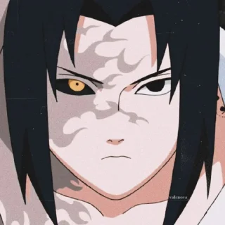 🖤 UchihaSasuke by; @rexakatsuki_bot, Telegram sticker 15 of 120