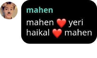 ❤️ haikal mahen core, sticker Telegram 10 sur 11