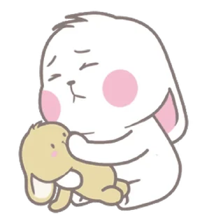 😔 Bunny @Stickersey, sticker Telegram 19 sur 24