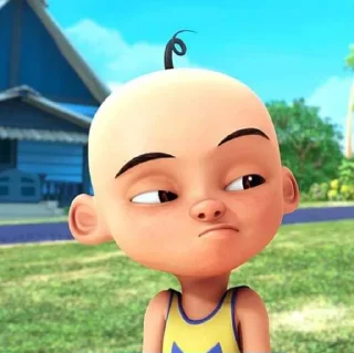 👥 Upin Ipin sungkem @foolssticker, стикер Telegram 20 из 120
