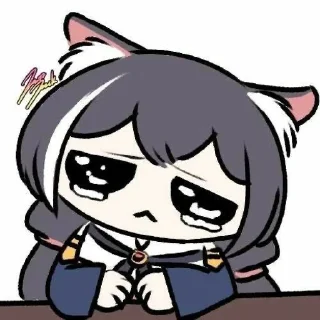 🍡 Karyl Cat💙- @Anime0Vibes's stic-pack by @KazutoSuperbot, Telegram sticker 11 of 40