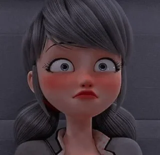 💙 Marinette @Nyion_chan, стикер Telegram 15 из 27