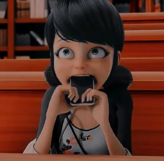 💙 Marinette @Nyion_chan, стикер Telegram 22 из 27