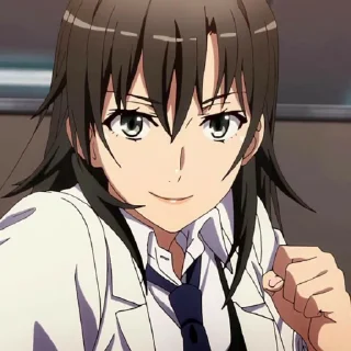 😍 Oregairu Stickers @KissAnime_Stickers_Gallery, стикер Telegram 12 из 20