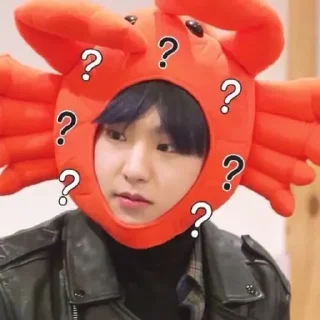 ❔ ﹗𝆹  Hoshi ٫ @stickernct ⋆ 𓏲, Telegram sticker 12 of 40