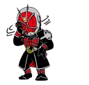 😔 Kamen Rider @KawaiiSticker, стикер Telegram 5 из 58