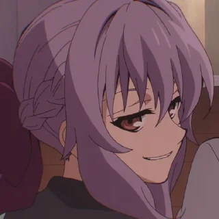 🔮 Shinoa Hiiragi ; @yourtikel, стикер Telegram 17 из 30