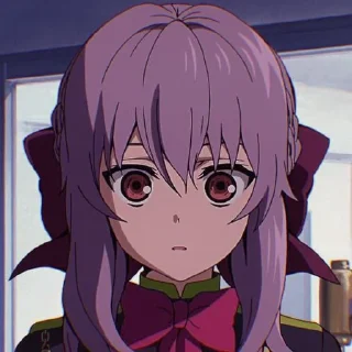 🔮 Shinoa Hiiragi ; @yourtikel, стикер Telegram 21 из 30