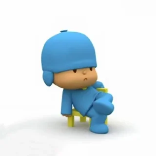 😒 sticker pocoyo buatan asaa, Telegram sticker 3 of 39
