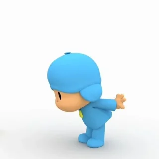 😚 sticker pocoyo buatan asaa, Telegram sticker 7 of 39