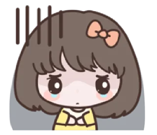 ☹️ erin pudding | @cutestickers4you, стікер Telegram 20 з 36