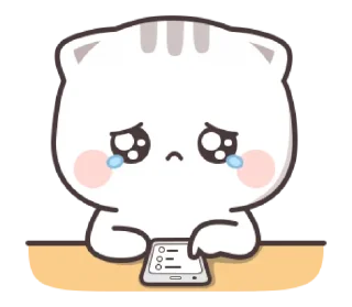 🥺 Cutie Cat-Chan Three @bistic, стікер Telegram 17 з 24