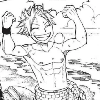 🎬 Natsu Dragneel @souraru @yunoaddict, Telegram sticker 18 of 25