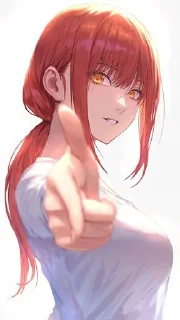 ⭐️ Makima Stk, sticker Telegram 21 sur 47