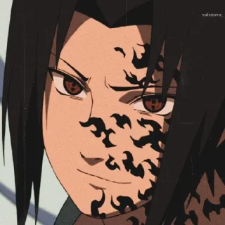 🖤 UchihaSasuke by; @rexakatsuki_bot, sticker Telegram 18 sur 120