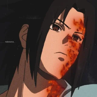 🖤 UchihaSasuke by; @rexakatsuki_bot, sticker Telegram 19 sur 120