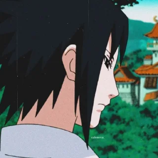 🖤 UchihaSasuke by; @rexakatsuki_bot, sticker Telegram 12 sur 120