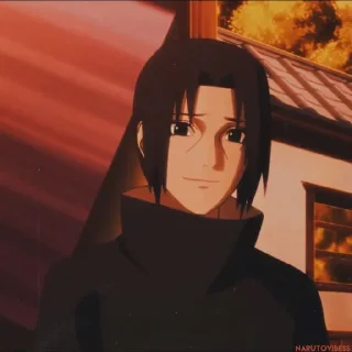 🖤 UchihaItachi by; @rexakatsuki_bot, стікер Telegram 18 з 70
