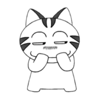 😈 Puccy White Cat (FULL) @WSZB_Stickers, Telegram sticker 17 of 56