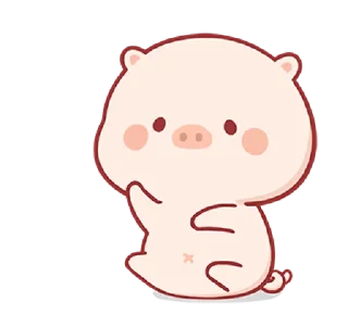 🖐 Piggy Mengmeng 2 @bistic, стикер Telegram 14 из 24