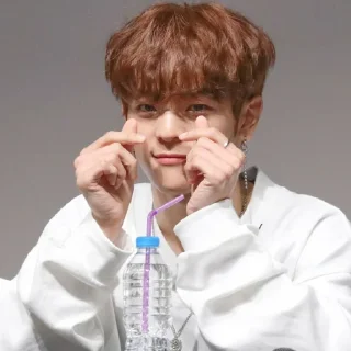 🐻 KIM WOOJIN x @ESAPUMPKINS, sticker Telegram 10 sur 30