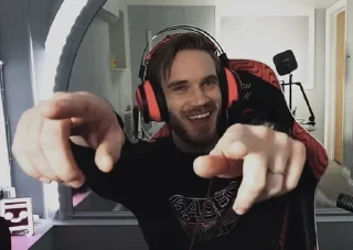 🤟 Pewdiepie, Telegram sticker 18 of 40