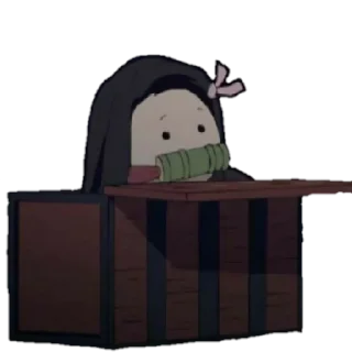 👀 @wallpaper_kid @Anime_Sticker_noob Nezuko Kamado Br, стикер Telegram 17 из 59