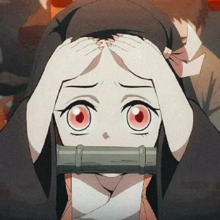 😊 @Anime_Sticker_noob @wallpaper_kid nezuko kamado, Telegram sticker 18 of 95