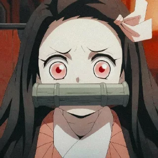 😊 @Anime_Sticker_noob @wallpaper_kid nezuko kamado, Telegram sticker 22 of 95
